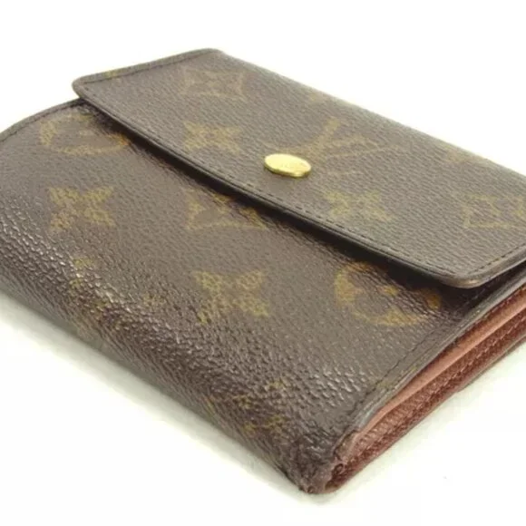 Louis Vuitton Wallet Purse Monogram Brown Woman Authentic Used